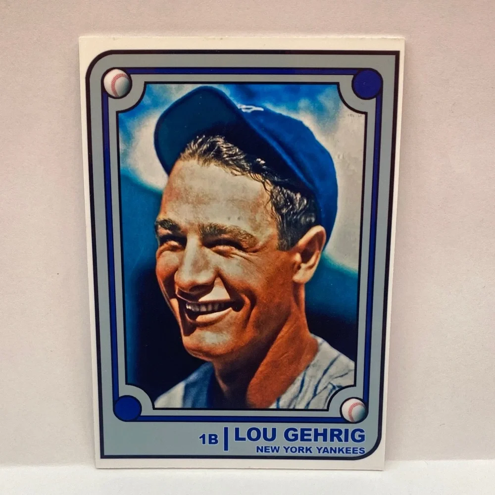 Lou Gehrig Yankees Custom Card (077)
